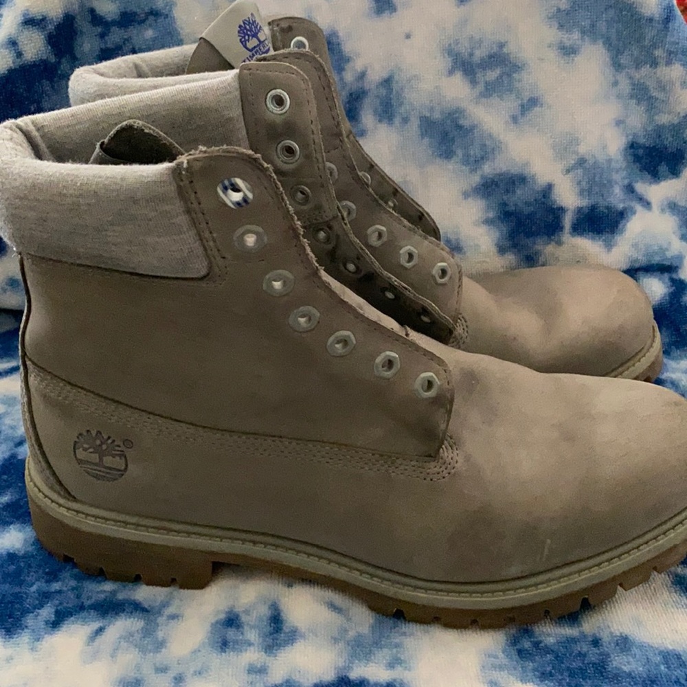 Timberland men’s high boots size 11 grey